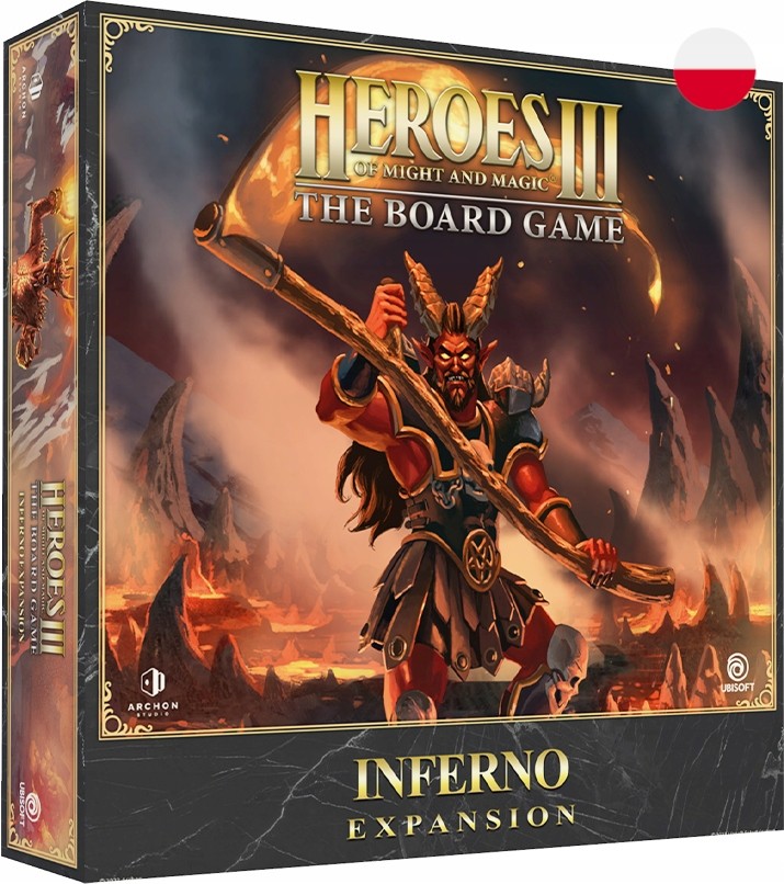 Rozširujúca stolová hra Heroes of Might and Magic III Inferno od Archon Studio